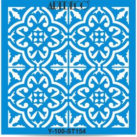 Artdeco Antik Karo 154 30x30 cm Stencil