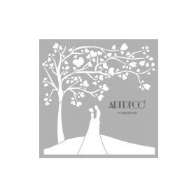 Artdeco Aşıklar 102 30x30 cm Stencil