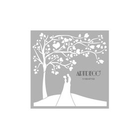 Artdeco Aşıklar 102 30x30 cm Stencil