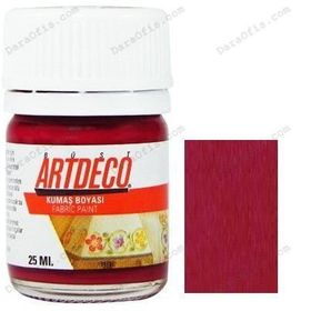 Artdeco Bordo 25 ml Kumaş Boyası