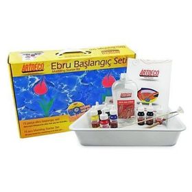 Artdeco Çantalı 8'Li Ebru Boyama Seti