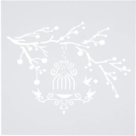 Artdeco Daldaki Kafes 156 30x30 cm Stencil