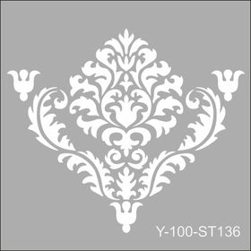 Artdeco Damask-2 136 30x30 cm Stencil