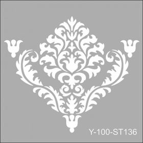 Artdeco Damask-2 136 30x30 cm Stencil