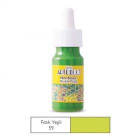 Artdeco Damlalıklı 30ml Fıstık Yeşili Ebru Boyası