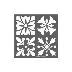 Artdeco Dörtlü Talavera-2 141 30x30 cm Stencil