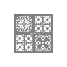Artdeco Dörtlü Talavera-2 141 30x30 cm Stencil