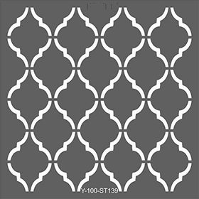 Artdeco Fas Bordür 139 30x30 cm Stencil