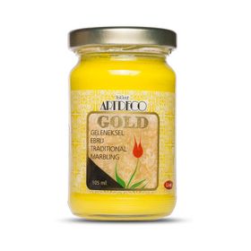 Artdeco Gold 105ml 150 Sarı Geleneksel Ebru Boyası