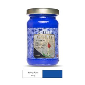 Artdeco Gold 105ml 446 Koyu Mavi Geleneksel Ebru Boyası