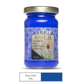 Artdeco Gold 105ml 446 Koyu Mavi Geleneksel Ebru Boyası