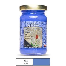 Artdeco Gold 105ml 450 Mavi Geleneksel Ebru Boyası