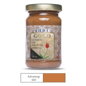 Artdeco Gold 105ml 655 Koyu Kahve Kahverengi Geleneksel Ebru Boyası