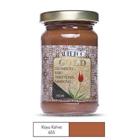 Artdeco Gold 105ml Koyu Kahve Geleneksel Ebru Boyası