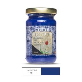 Artdeco Gold 105ml Lahor Mavi Geleneksel Ebru Boyası