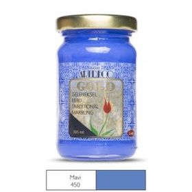 Artdeco Gold 105ml Mavi Geleneksel Ebru Boyası