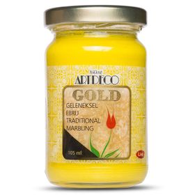 Artdeco Gold 105ml Sarı Geleneksel Ebru Boyası