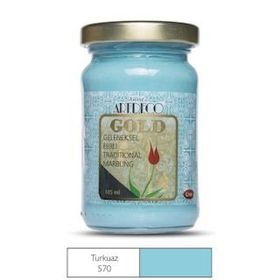 Artdeco Gold 105ml Turkuaz Geleneksel Ebru Boyası