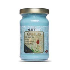Artdeco Gold 105ml Turkuaz Geleneksel Ebru Boyası