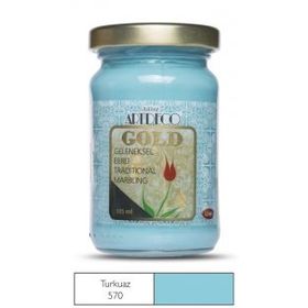 Artdeco Gold 105ml Turkuaz Geleneksel Ebru Boyası