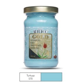 Artdeco Gold 105ml Turkuaz Geleneksel Ebru Boyası