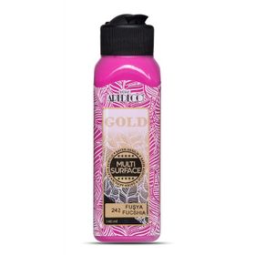 Artdeco Gold Multi Surface 140ml Fuşya Akrilik Boya