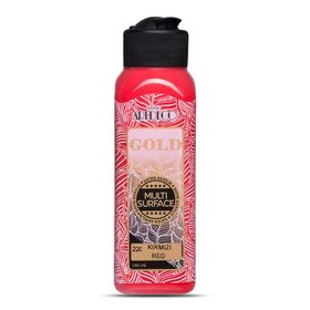 Artdeco Gold Multi Surface 140ml İst. Kırmızısı Akrilik Boya