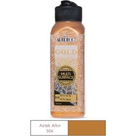 Artdeco Gold Multi Surface Saten 140 ml 506 Aztek Altın Akrilik Boya