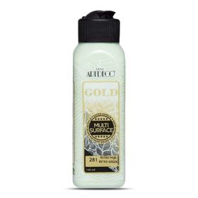 Artdeco Gold Multi Surface Saten 281 140 ml Retro Yeşili Akrilik Boya