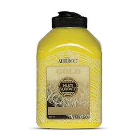 Artdeco Gold Multi Surface Saten 500ml 204 Limon Sarı Akrilik Boya