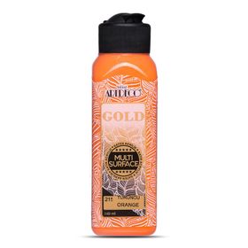 Artdeco Gold Multi Surface Satin 140ml 215 Turuncu Akrilik Boya