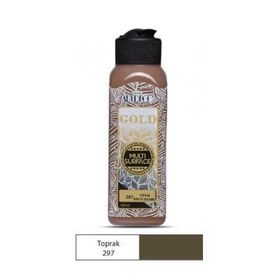 Artdeco Gold Multi Surface Satin 140ml 298 Toprak Akrilik Boya
