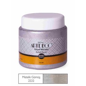 Artdeco Gümüş 2222 220 ml Metalik Rölyef Macunu
