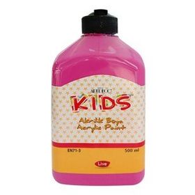 Artdeco Kids 500 ml Pembe Akrilik Boya
