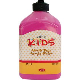 Artdeco Kids 500 ml Pembe Akrilik Boya