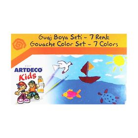 Artdeco Kids Arts 7 Renk 6 ml Guaj Boya Seti
