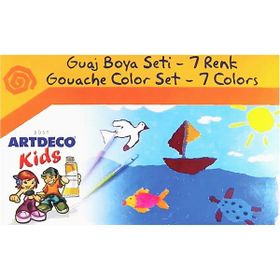 Artdeco Kids Arts 7 Renk 6 ml Guaj Boya Seti