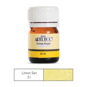 Artdeco Limon Sarısı 51 25 ml Kumaş Boyası