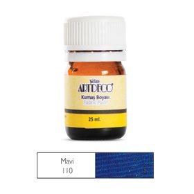 Artdeco Mavi 110 25 ml Kumaş Boyası