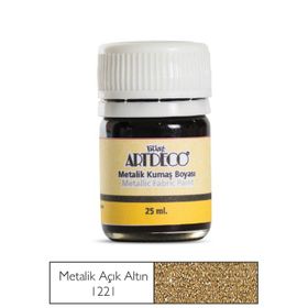 Artdeco Metalik Açık Altın 1221 25 ml Kumaş Boyası