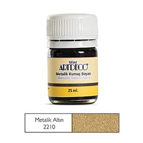 Artdeco Metalik Açık Altın 1221 25 ml Kumaş Boyası