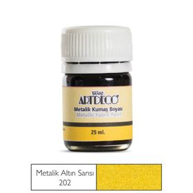 Artdeco Metalik Altın Sarısı 202 25 ml Kumaş Boyası
