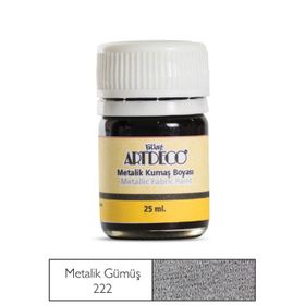 Artdeco Metalik Extra Gümüş 222A 25 ml Kumaş Boyası