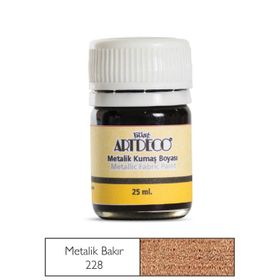 Artdeco Metalik Koyu Bakır 228D 25 ml Kumaş Boyası
