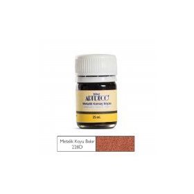 Artdeco Metalik Koyu Bakır 228D 25 ml Kumaş Boyası
