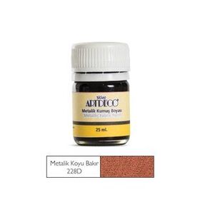 Artdeco Metalik Koyu Bakır 228D 25 ml Kumaş Boyası