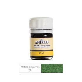 Artdeco Metalik Koyu Yeşil 241 25 ml Kumaş Boyası