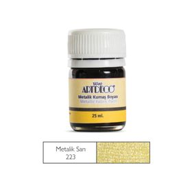 Artdeco Metalik Sarı 223 25 ml Kumaş Boyası
