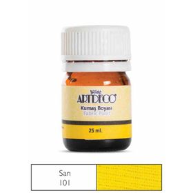 Artdeco Metalik Sarı 223 25 ml Kumaş Boyası