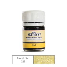 Artdeco Metalik Sarı 223 25 ml Kumaş Boyası